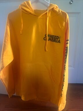 Yellow 'Coheed & Cambria' second stage turbine blade hoodie